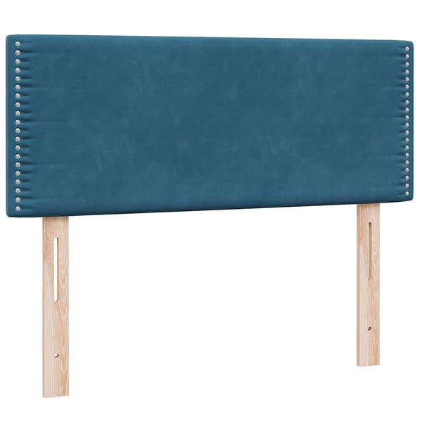 Boxspringbett mit Matratze Dunkelblau 120x210 cm