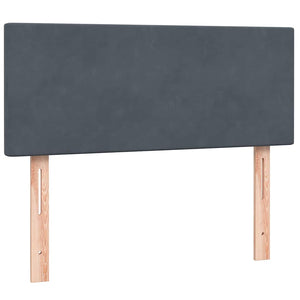 Boxspringbett mit LED Dunkelgrau 120x210 cm