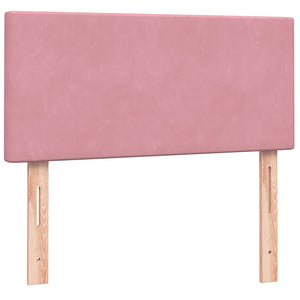 Boxspringbett Rosa 80x220 cm mit LED