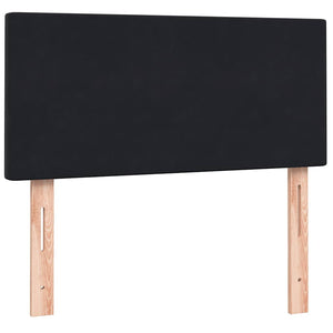 Boxspringbett Schwarz 90x220 cm mit LED