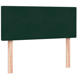 Boxspringbett mit LED Dunkelgrün 120x220 cm