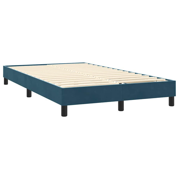 Boxspringbett mit LED Dunkelblau 120x220 cm