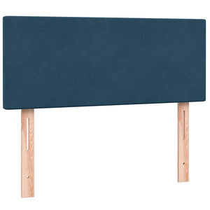 Boxspringbett mit LED Dunkelblau 120x220 cm