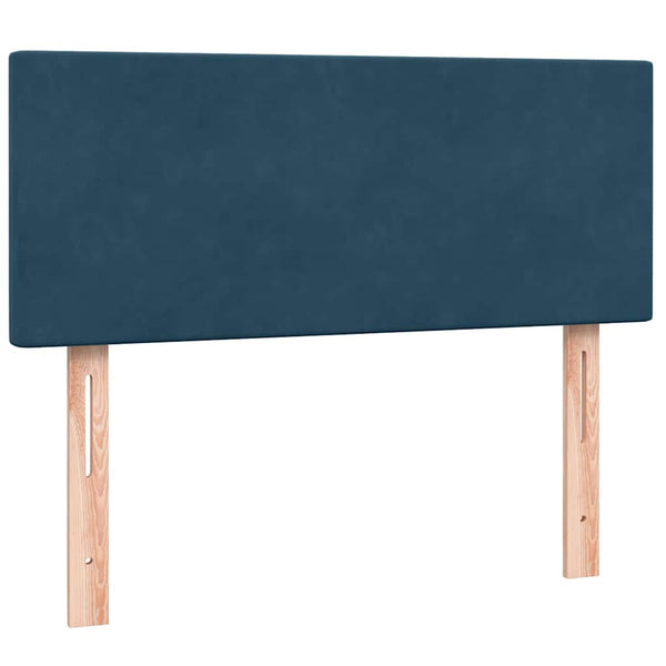 Boxspringbett mit LED Dunkelblau 120x220 cm
