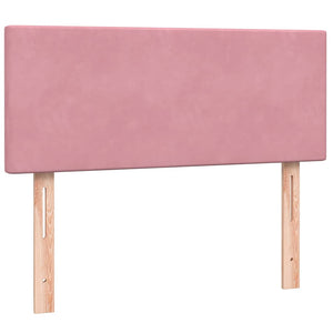 Boxspringbett mit Matratze & LED Rosa 120x220 cm