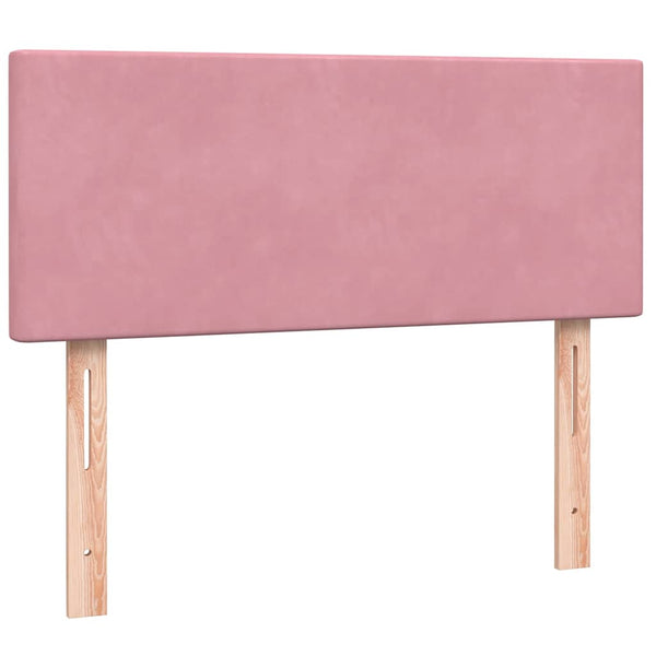 Boxspringbett mit Matratze & LED Rosa 120x220 cm