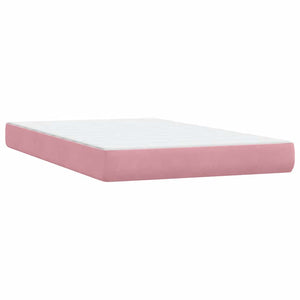 Boxspringbett mit Matratze & LED Rosa 120x220 cm