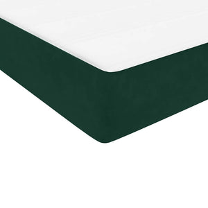 Boxspringbett mit LED Dunkelgrün 180x220 cm
