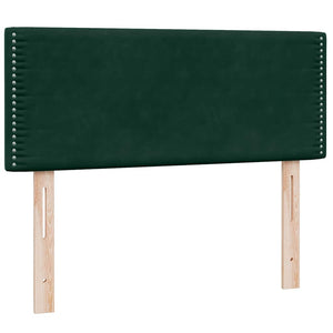 Boxspringbett mit LED Dunkelgrün 120x210 cm