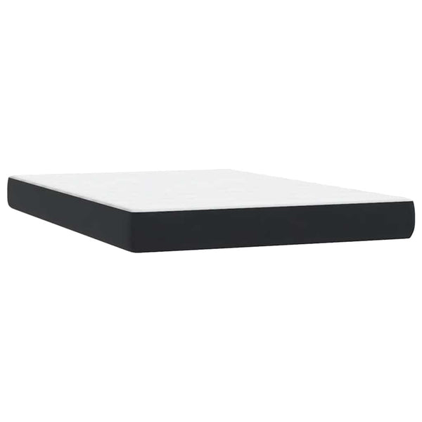 Boxspringbett Schwarz 160x220 cm mit LED