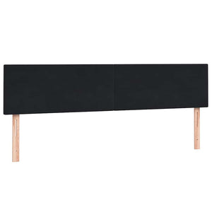 Boxspringbett Schwarz Samt 180x220 cm