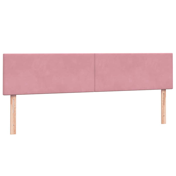 Boxspringbett Rosa Samt 180x220 cm
