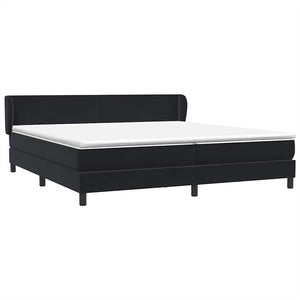 Boxspringbett Schwarz 200x220 cm Samt