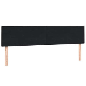 Boxspringbett Schwarz 200x220 cm Samt