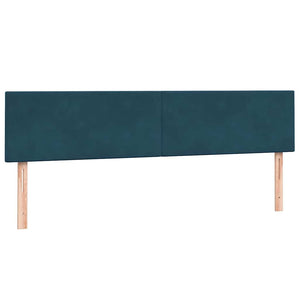 Boxspringbett Dunkelblau 200x220 cm Samt