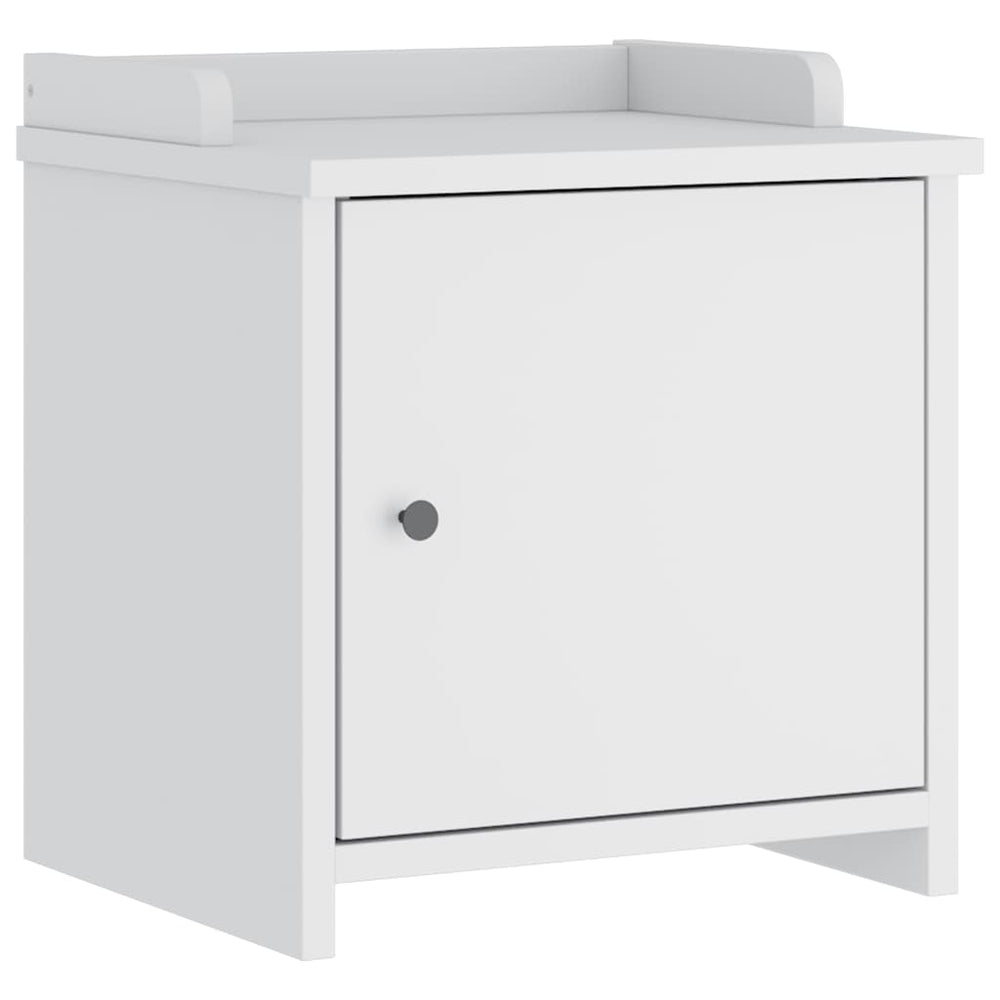 vidaXL Banc d'entrée SANDNES Blanc 45x40x50 cm Bois de pin massif
