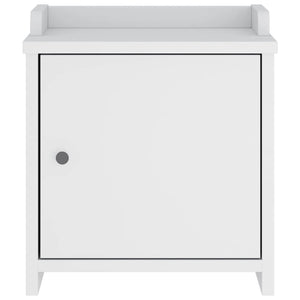 vidaXL Banc d'entrée SANDNES Blanc 45x40x50 cm Bois de pin massif