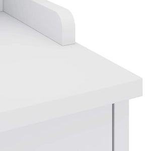 vidaXL Banc d'entrée SANDNES Blanc 45x40x50 cm Bois de pin massif