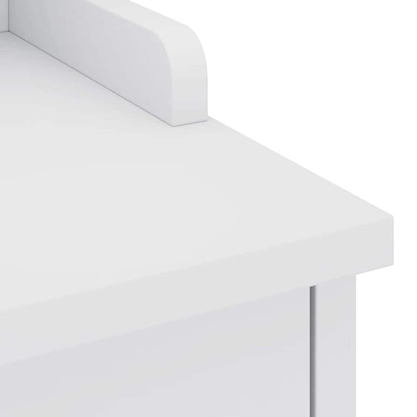 vidaXL Banc d'entrée SANDNES Blanc 45x40x50 cm Bois de pin massif