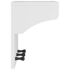 Wandgarderobe SANDNES Weiß Kiefer Massivholz