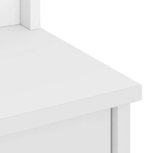 vidaXL Portemanteau SANDNES Blanc 45x40x159,5 cm Bois de pin massif