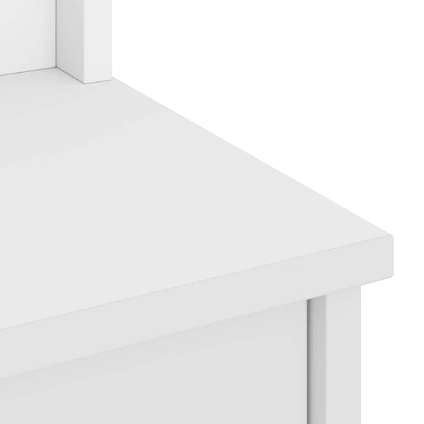 vidaXL Portemanteau SANDNES Blanc 45x40x159,5 cm Bois de pin massif