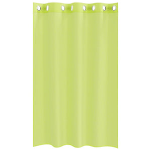 Apfelgrüne Voile Vorhänge, 140x175 cm, 2er-Set