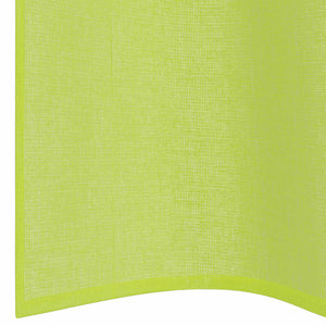Apfelgrüne Voile Vorhänge 140x225 cm, 2er-Set