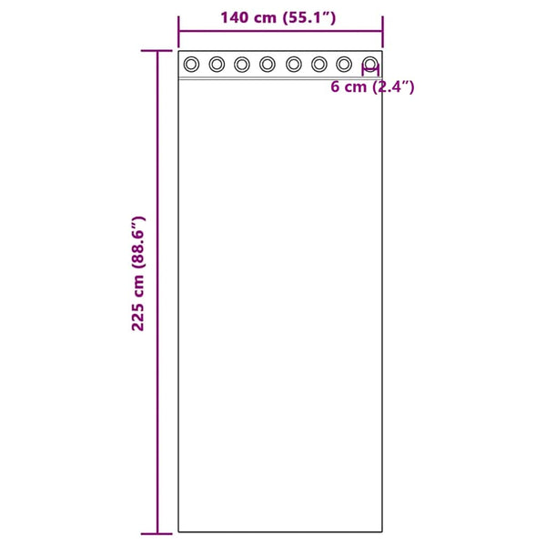Apfelgrüne Voile Vorhänge 140x225 cm, 2er-Set