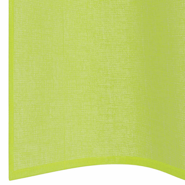 Apfelgrüne Voile Vorhänge mit Ösen, 2 Stk. 140x245 cm