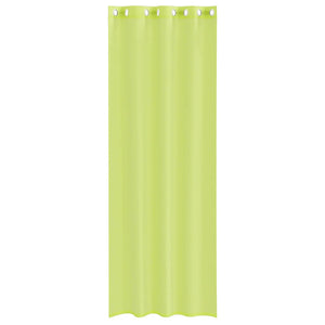 Apfelgrüne Voile-Vorhänge, 140x300 cm, 2er-Set