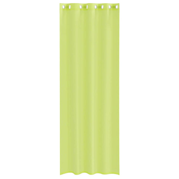 Apfelgrüne Voile-Vorhänge, 140x300 cm, 2er-Set