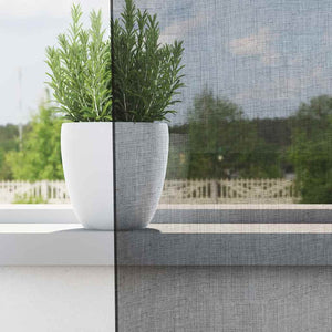 Schwarze Voile Vorhänge mit Ösen 140x260 cm, 2er-Set
