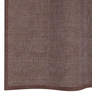 Braune Voile-Vorhänge mit Ösen 140x175 cm, 2er-Set