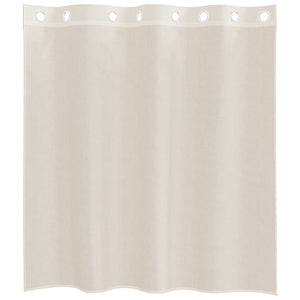 Creme Voile Vorhänge 140x140 cm, 2er-Set