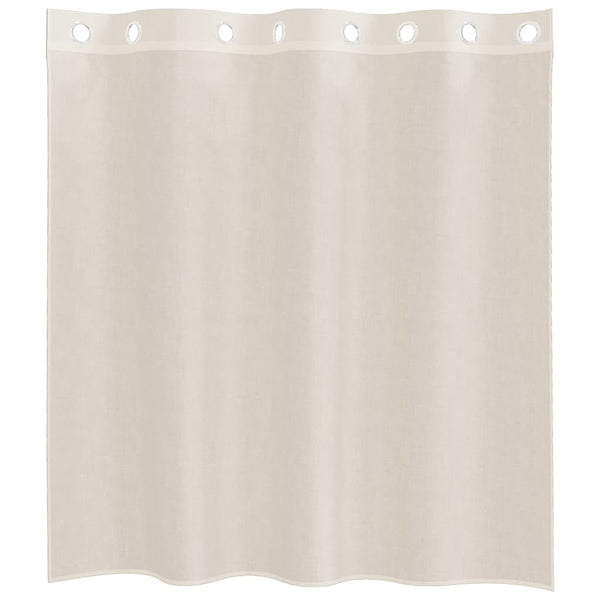 Creme Voile Vorhänge 140x140 cm, 2er-Set