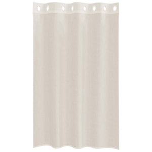 Creme Voile Vorhänge 140x175 cm, 2er-Set