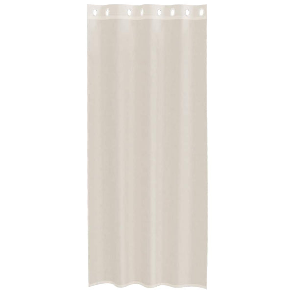 Creme Voile Vorhänge 140x225 cm, 2er-Set