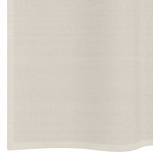 Creme Voile Vorhänge mit Ösen 140x245 cm, 2er-Set