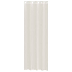 Creme Voile Vorhänge 140x260 cm, 2er-Set