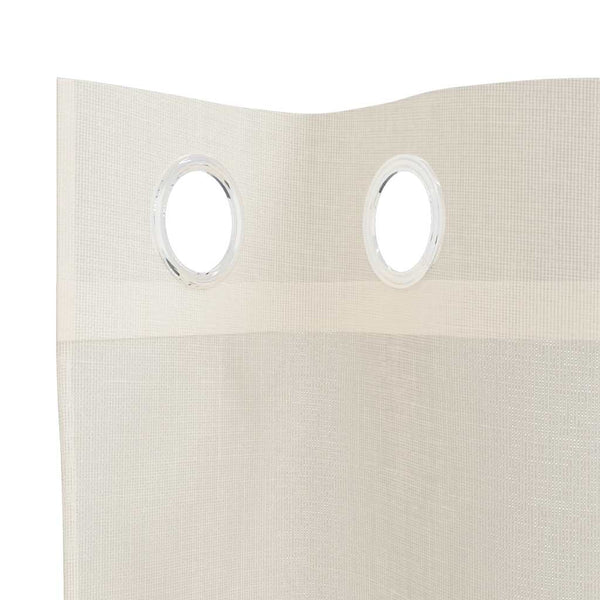 Creme Voile Vorhänge 140x260 cm, 2er-Set