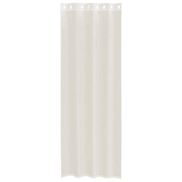 Creme Voile Vorhänge 140x300 cm, 2er-Set
