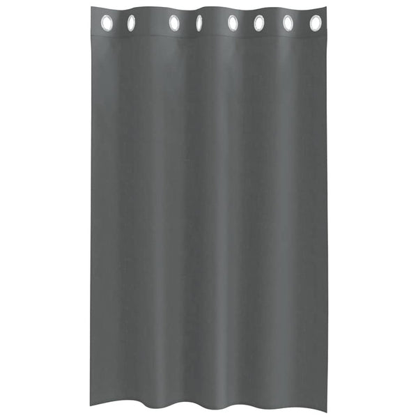 Dunkelgraue Voile Vorhänge 140x175 cm, 2er-Set
