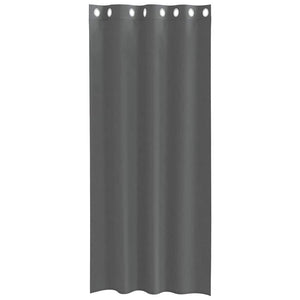 Dunkelgraue Voile Vorhänge 140x225 cm, 2er-Set