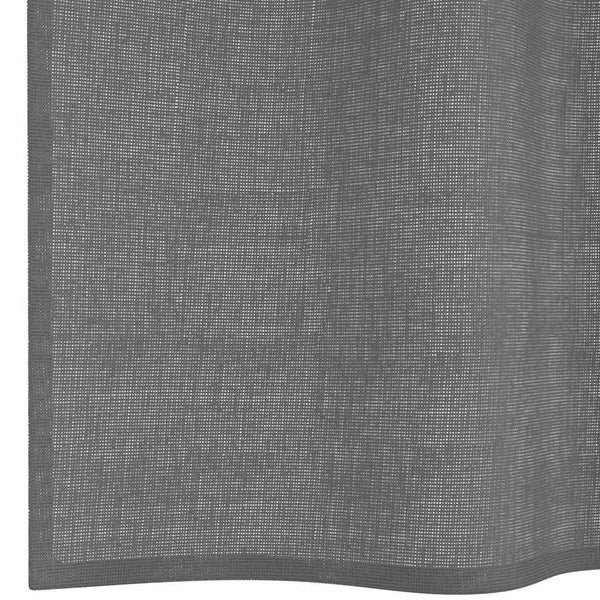 Dunkelgraue Voile Vorhänge 140x225 cm, 2er-Set