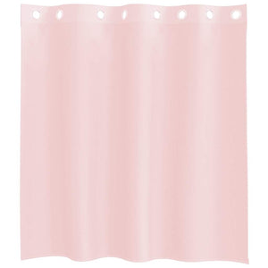 Rosa Voile Vorhänge, 140x140 cm, 2er-Set