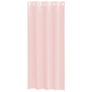 Hellrosa Voile Vorhänge 140x225 cm, 2er-Set