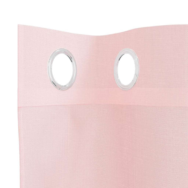 Hellrosa Voile Vorhänge 140x225 cm, 2er-Set