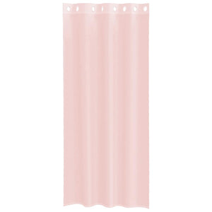 Hellrosa Voile Vorhänge 140x245 cm, 2er-Set