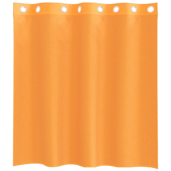 Orange Voile Vorhänge mit Ösen, 140x140 cm, 2er-Set